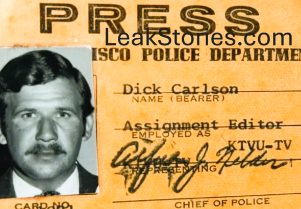 Official portrait of Dick Carlson former journalist and Voice of America director