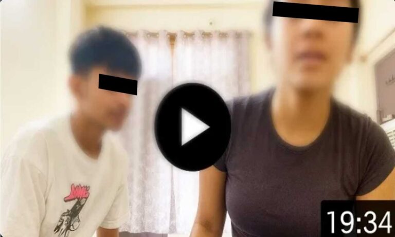 Thumbnail style image representing 19 Minutes 34 Seconds Viral Video trend with blurred video player and social media icons